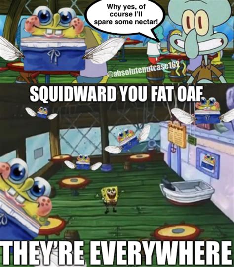 Squidward Spares Some Nectar Absolutenutcase162s Spongebob Comics