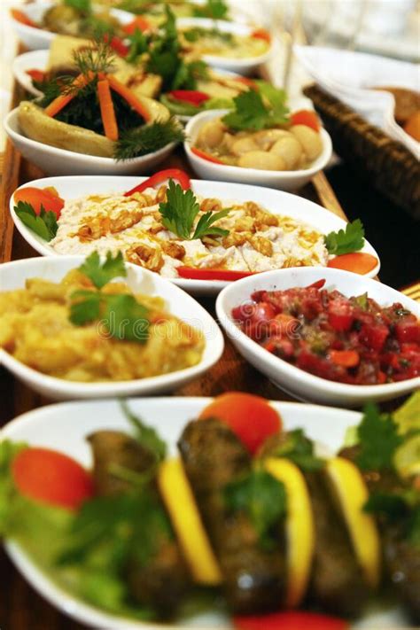 Turkish Appetizer Foods Stock Image Image Of City Dine