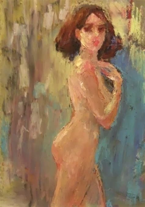Connie Chadwell S Hackberry Street Studio A Modest Nude Original Oil