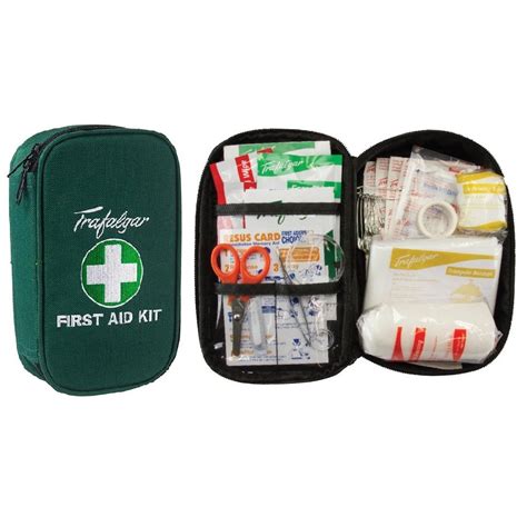 Travel First Aid Kit Green Hazardous Dust Products