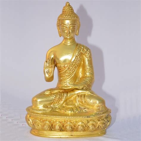 Aakrati Religious Brass Sitting Buddha Statue Home At Rs 2150 In Aligarh
