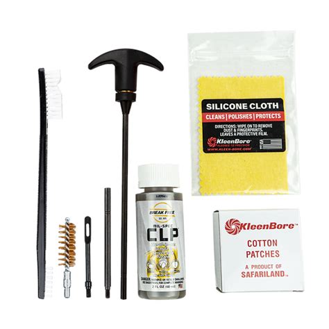 Kleenbore Handgun Cleaning Kit 38 Cal 9mm Pk210 Reloading Uk