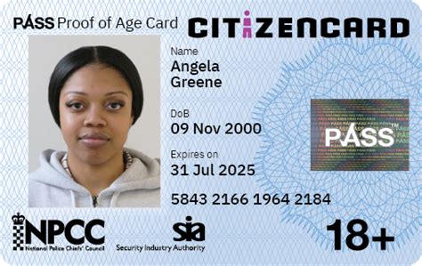 Citizencard Uk Photo Id Card And Proof Of Age