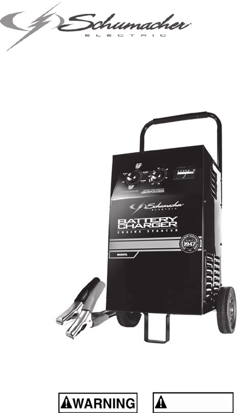 They charge up batteries of lawnmowers, cars, trucks, suvs, rvs, and even boats. Schumacher Automobile Battery Charger SE-4022 User Guide ...