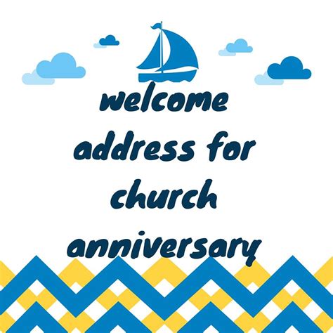 Welcome Speech For Church Anniversary Churchgistscom