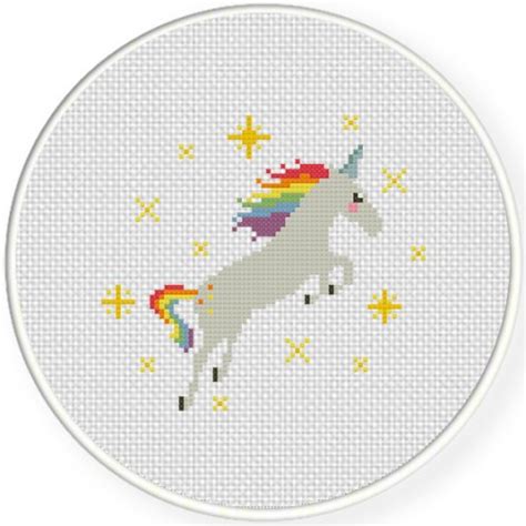 Discover thousands of free patterns to download. Lovely Unicorn Cross Stitch Pattern - Daily Cross Stitch