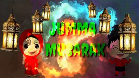 Shining new year advance wishes in moving style blue and white water ripple effect animated gif to say happy new year 2021. Jumma Mubarak New Whatsapp status 2020 - YouTube