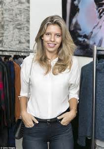 Natasha Oakley Covers Up In Blouse And Jeans As She Donates Designer