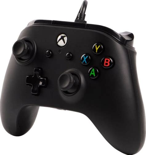 Powera Enhanced Wired Controller For Xbox One Matte Black 1505660 01