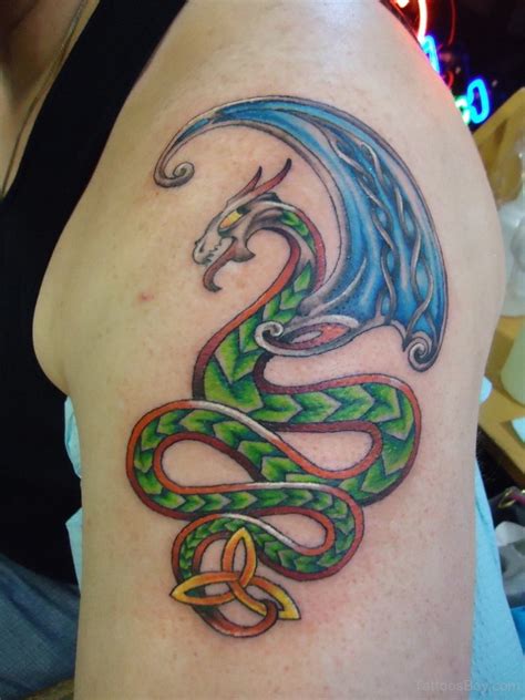 Celtic Dragon Tattoo On Shoulder Tattoo Designs Tattoo Pictures