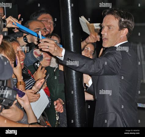Stephen Moyer Signs Autographs For Fans As He Arrives For The Premiere Of The Devil S Knot At