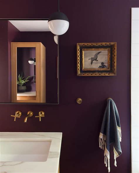 Dark Purple Bathroom Dark Bathrooms Purple Bathrooms Bathrooms