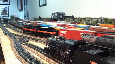 Ho Scale Model Railroad Train Operation Video Youtube
