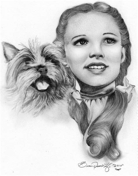 Dorothy And Toto By 7brandon3 On Deviantart Wizard Of Oz Wizard Of