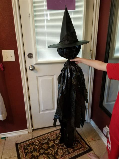 Trash Bag Witches Diy Halloween Decorations Easy Diy Halloween Decorations Halloween