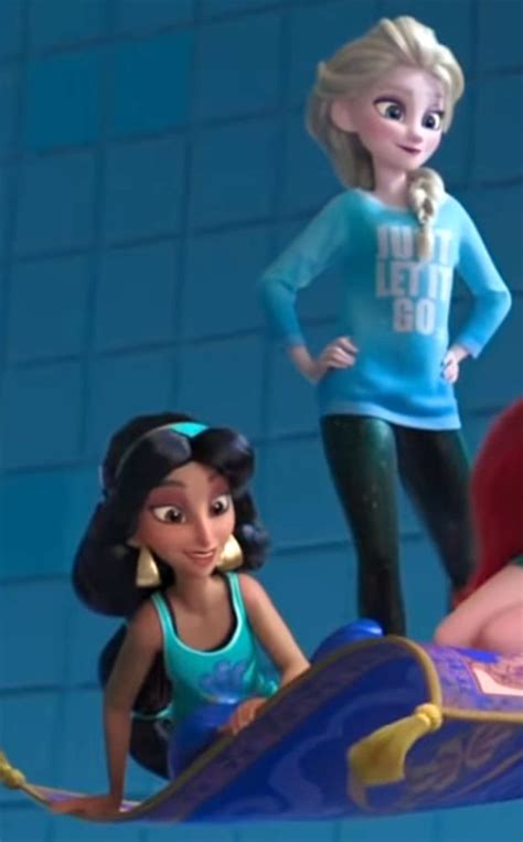 Elsa And Jasmine In Wreck It Ralph 2 Disney Princess Wallpaper