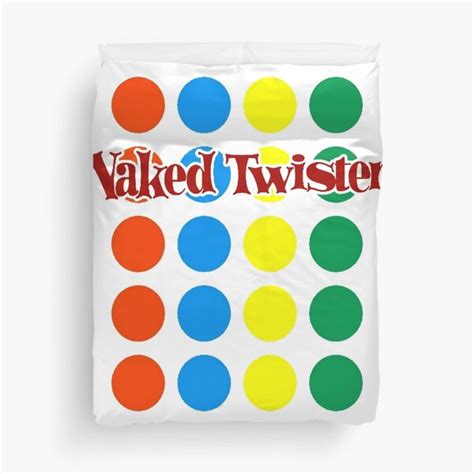 Nackter Twister Bettbezug Von Raybondesigns Redbubble