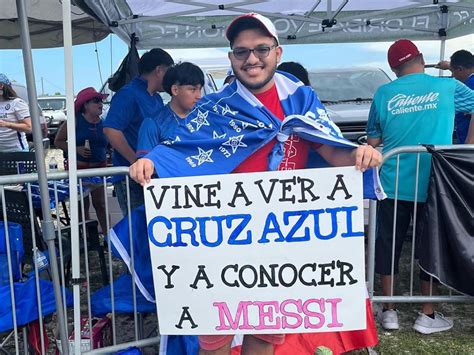 El Picante Cantito De Los Hinchas De Cruz Azul Para Lionel Messi En Su
