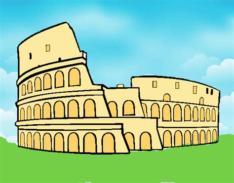 Dibujo De Coliseo Romano Pintado Por En El Día 28 05 21 A