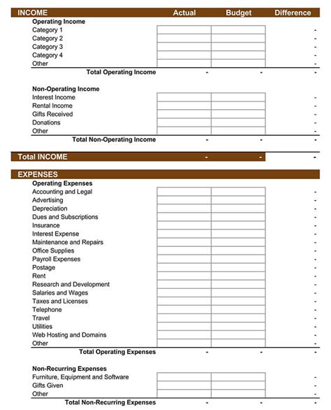 Weathergram Download 21 10 Small Business Business Budget Template