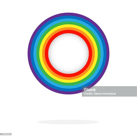 Seven Colors Rainbow Circle Red Orange Yellow Green Blue Indigo And