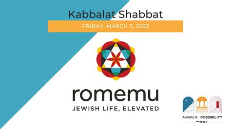 Kabbalat Shabbat Services March 3rd 2022 Youtube