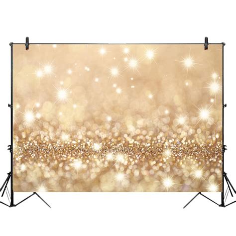 5x3ft 7x5ft 9x6ft Vinyl Gold Glitter Photography Backdrop Background
