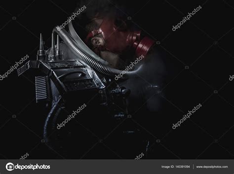 Astronaut Dressed In Silver Space Suit Stock Photo By ©outsiderzone