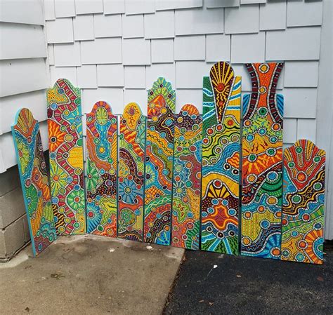 Yard Art Porch Sign Funky Painted Handmade Exterior Art Etsy Exterior