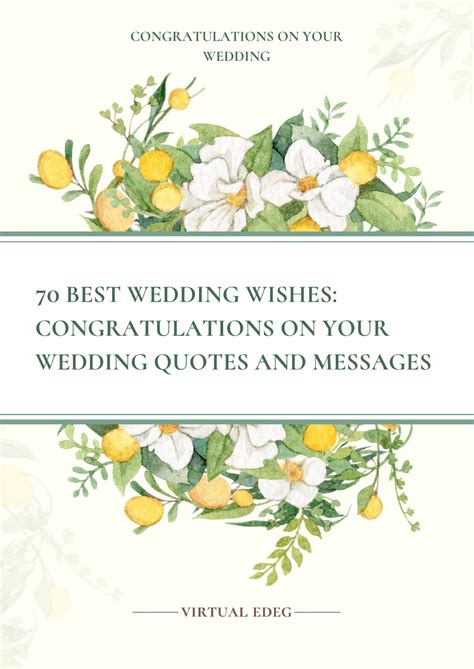 70 Best Wedding Wishes Congratulations On Your Wedding Quotes And