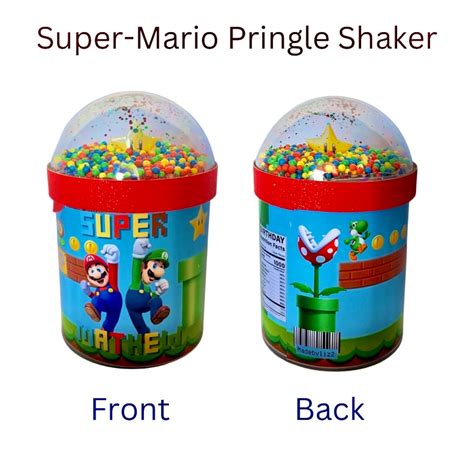 Super Mario Pringle Shaker Etsy