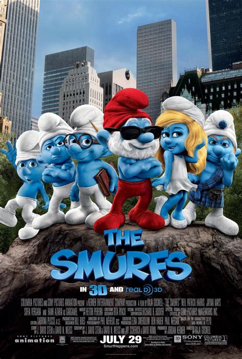 Zachary S Marshs Movie Reviews Review The Smurfs In 2d