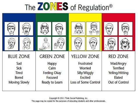 Faces Zones Of Regulation Images