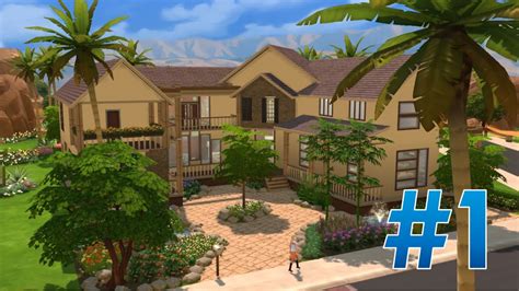 The Sims 4 House Building 1 Great Palms Villa No Cc Youtube