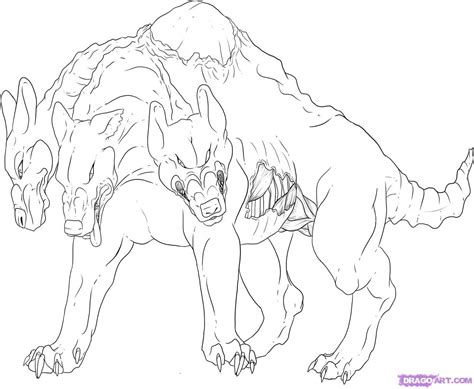 Cerberus coloring, Download Cerberus coloring for free 2019