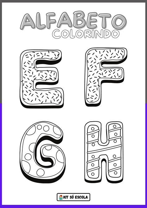 Alfabeto Ilustrado Para Imprimir Desenhos Para Colorir Alfabeto