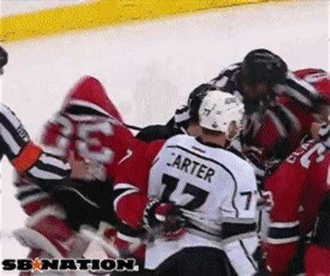 Anthony edwards poster dunks (and almost posters)! Martin Brodeur Gets 'Sweatered' By Jeff Carter - SBNation.com