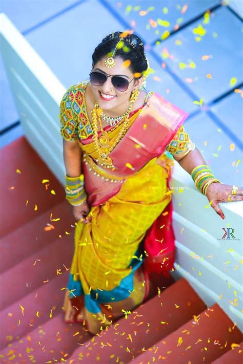 Shopzters is a South Indian wedding website | Indian wedding photography poses, Bride photoshoot ...