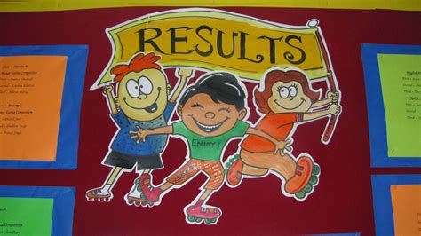 Bulletin Board For Result Announcement In School