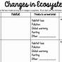 Ecosystems Worksheet For 5th Grade