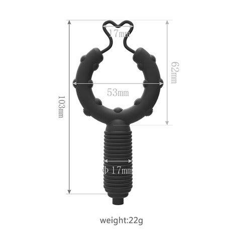 Vibrating Cock Penis Ring Clip Clit Nipple Vibe Wearable Sex Toy Couple Women Ebay