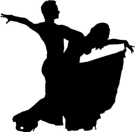 Ballroom Dance Argentine Tango Silhouette Tango Dance