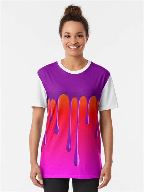 Purple Drip T Shirt By Aaronkinzer Redbubble Printed Tees Dripping