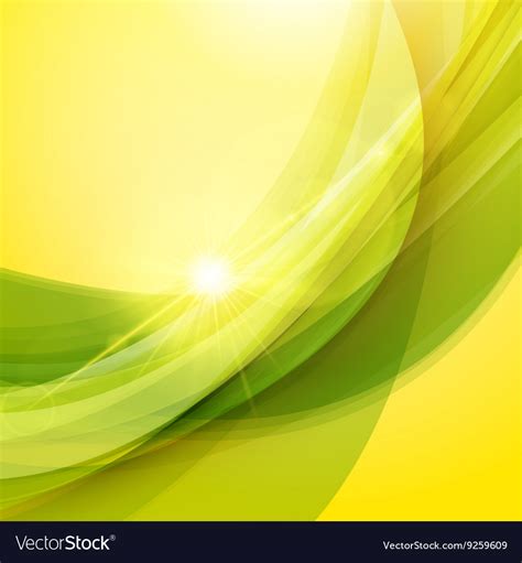 No copyright infringment intended just for show. Abstract green and yellow background Summer Vector Image