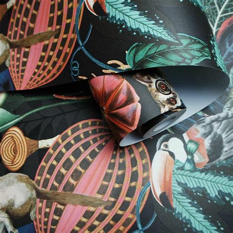 Estampados geométricos texturas patron geometrico colores estampados de animales fondos de papel papel tapiz fondo elegante telas. País de las maravillas selva Exótico Papel Tapiz Rasch ...