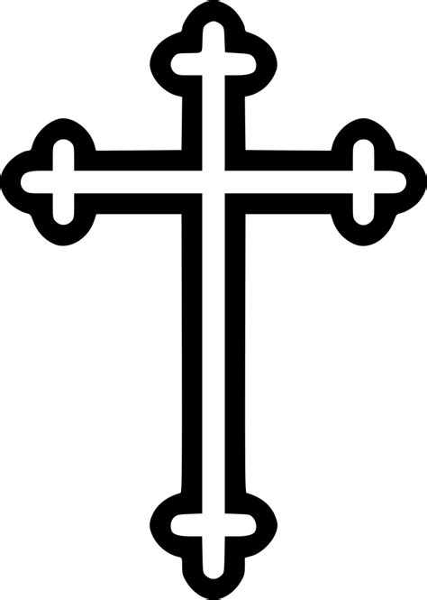 Cross Christian Religion Symbol Byzantine Comments Orthodox Cross Png