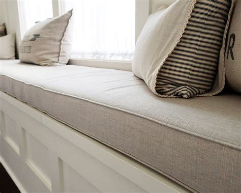 Sunbrella Custom Bench Cushion - Floor Cushion - Window Seat / Mudroom
