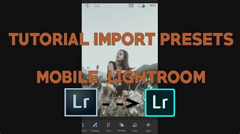 Create a new album in the lightroom mobile app. Tutorial Import Presets Mobile Lightroom ios & android ...