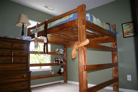 Plans For A Loft Bed Full Size Image To U