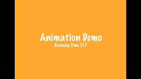 animation voice over demo youtube